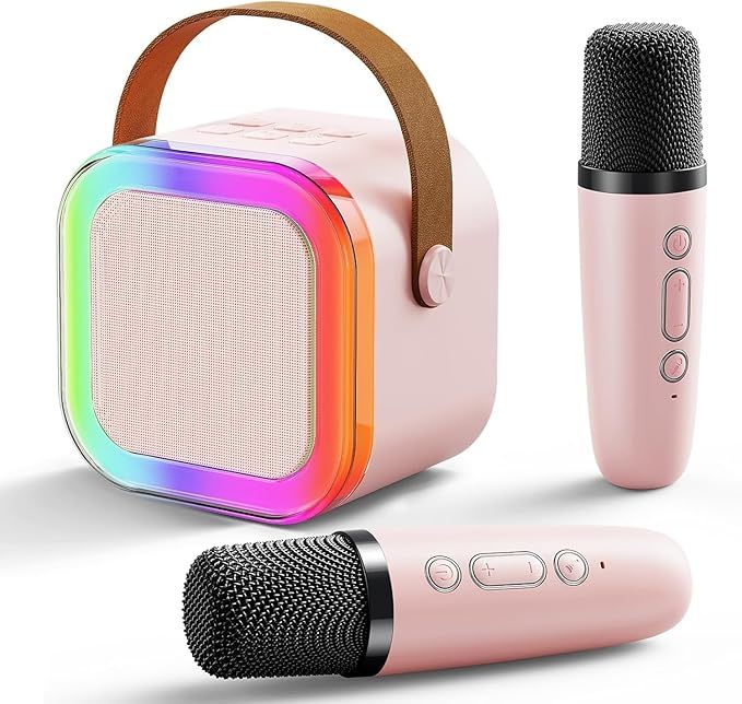 Portable Karaoke Sound System with 2 Wireless Mics