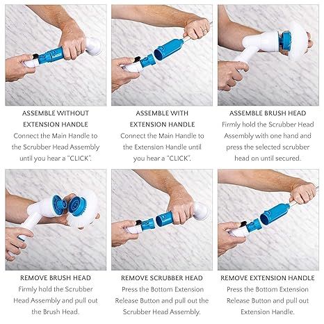 3-in-1 Electric Spin Scrubber