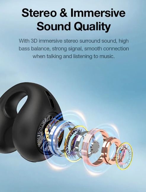 Bone Conduction Wireless Headphones