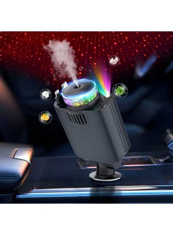 5-in-1 Car Charger with Star Light Projector