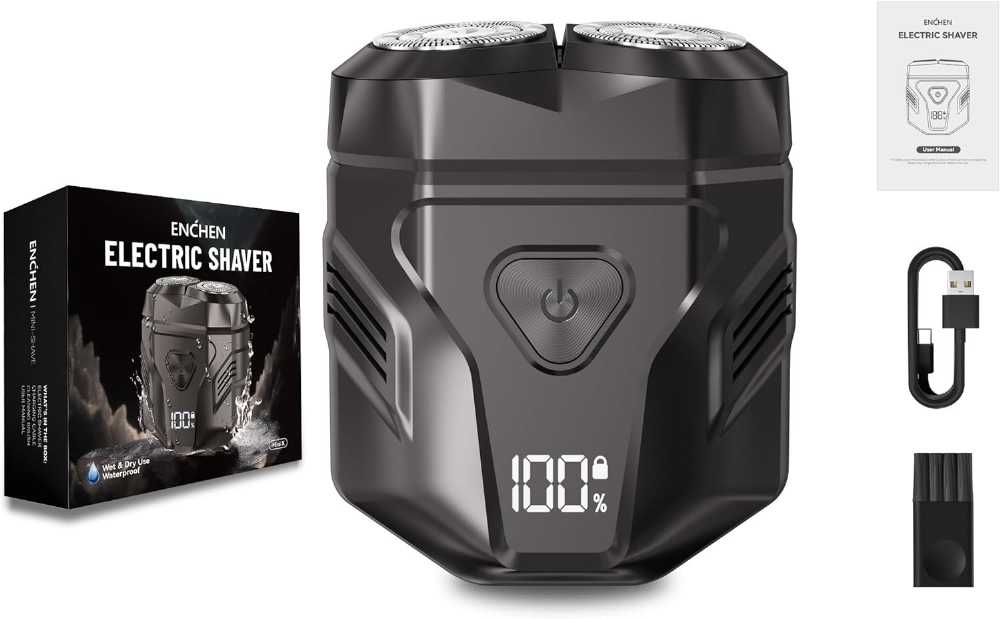 Waterproof Rechargeable Portable Shaver