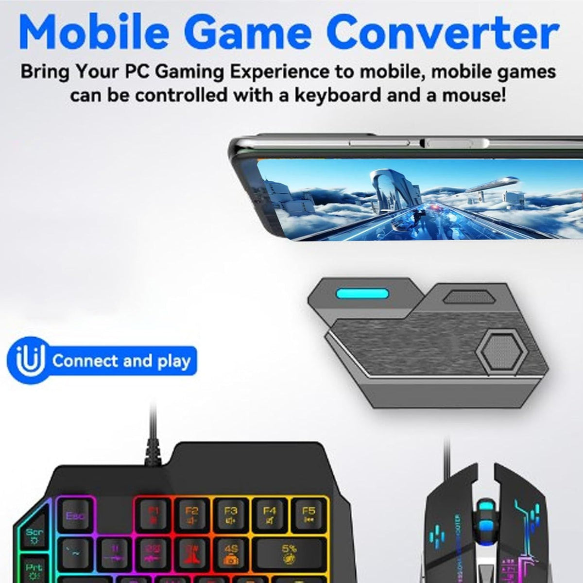 RGB Gaming Keyboard & Mouse Combo