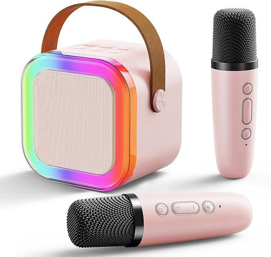 Portable Karaoke Sound System with 2 Wireless Mics