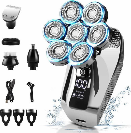 Cordless Bald Head Shaver for Men 7D